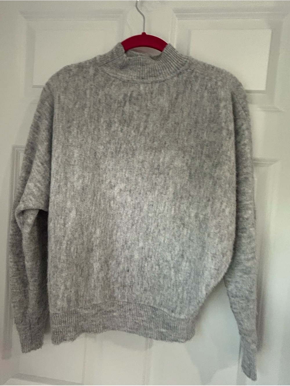 NOR Men’s Light Grey Turtleneck Sweater